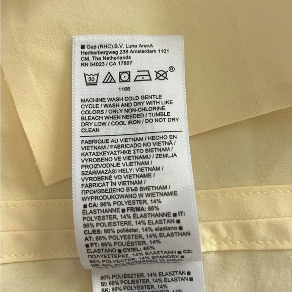 Athleta Butter Yellow Tank Slit Feature Top - Picture 5 of 5